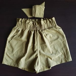 NWOT Paper Bag Shorts